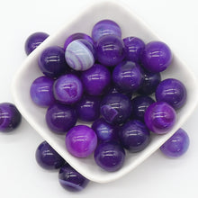 Load image into Gallery viewer, Natural Amethyst Agate Diy Non-porous Stone Beads